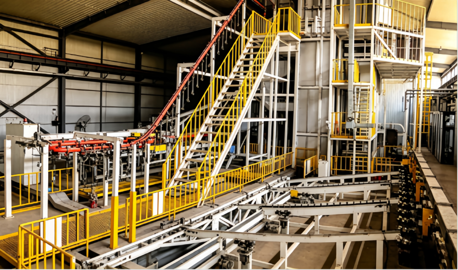 Epoxy resin surface coating automatic production line